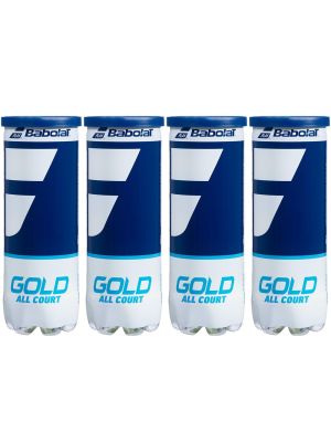 Babolat Gold All Court Balls Dozen (4 Cans)