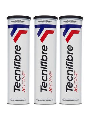 Tecnifibre X-One Balls Dozen (3 Cans of 4-Ball)