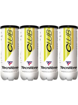 Tecnifibre Club Balls Dozen (4 Cans)