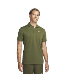 Nike Court Dri-Fit Polo Men's T-Shirts - Rough Green & White