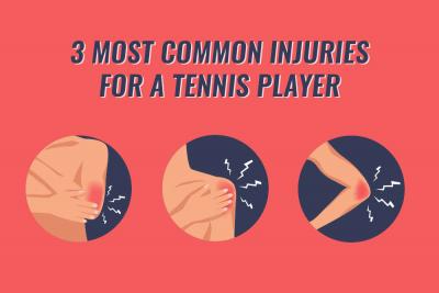 3 Most Common Injuries for a Tennis Player